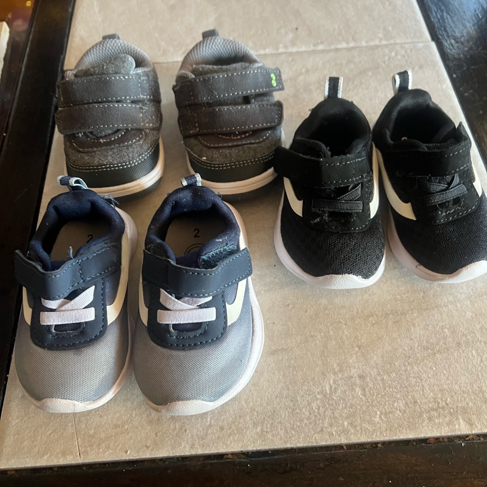 Bundle of infant size 3 tennis shoes
